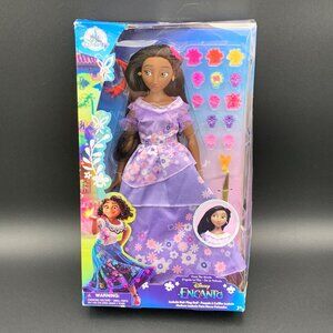 Disney Encanto Isabela Hair Play Doll Flower Accessories Damaged Box‎ Movie